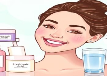 Person with glowing, hydrated skin, representing the process of achieving healthy, plump, and radiant skin through proper hydration